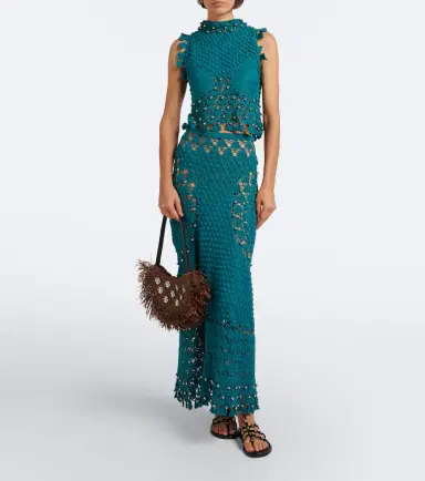 Rabanne Sac A Main fringed raffia top-handle bag | Thumbnail 6 Rabanne Sac A Main fringed raffia top-handle bag | Thumbnail 6