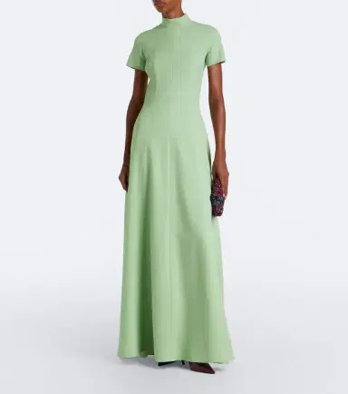 Emilia Wickstead Malinda wool crêpe gown | Thumbnail 5 Emilia Wickstead Malinda wool crêpe gown | Thumbnail 5
