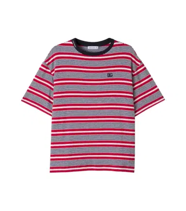 Dolce & Gabbana Kids DG striped jersey T-shirt | Thumbnail 1