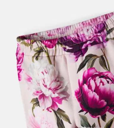 Dolce & Gabbana Kids Baby floral cotton jersey sweatpants | Thumbnail 3