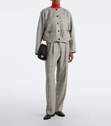 Blazé Milano Blazé Milano Altai checked wool, silk, and cashmere jacket | Thumbnail 2 Blazé Milano Blazé Milano Altai checked wool, silk, and cashmere jacket | Thumbnail 2