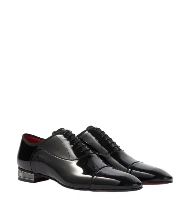 Christian Louboutin Greggo Galvin patent leather Oxford shoes