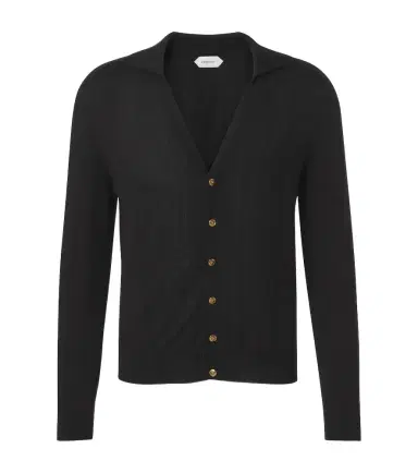 Versace Greca silk and cotton cardigan | Thumbnail 1