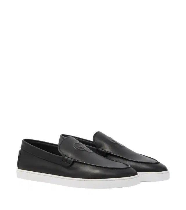 Neoclboat leather slip-on shoes