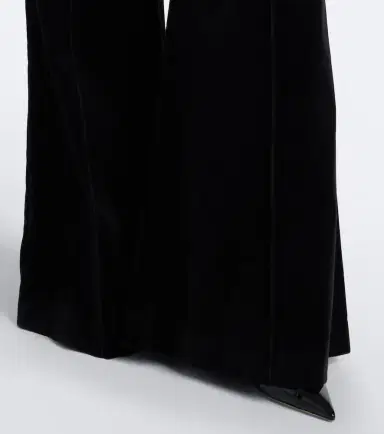 Costarellos Avice cotton velvet flared pants | Thumbnail 4 Costarellos Avice cotton velvet flared pants | Thumbnail 4