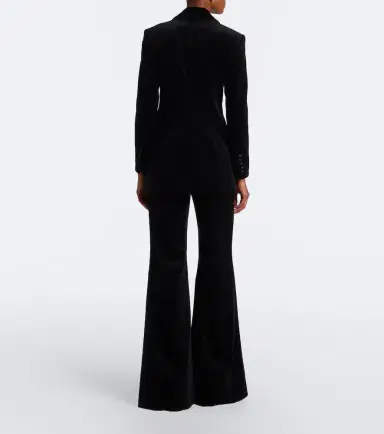 Costarellos Avice cotton velvet flared pants | Thumbnail 5 Costarellos Avice cotton velvet flared pants | Thumbnail 5