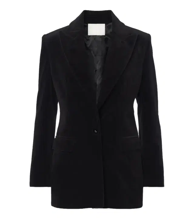 Costarellos Daimy cotton velvet blazer