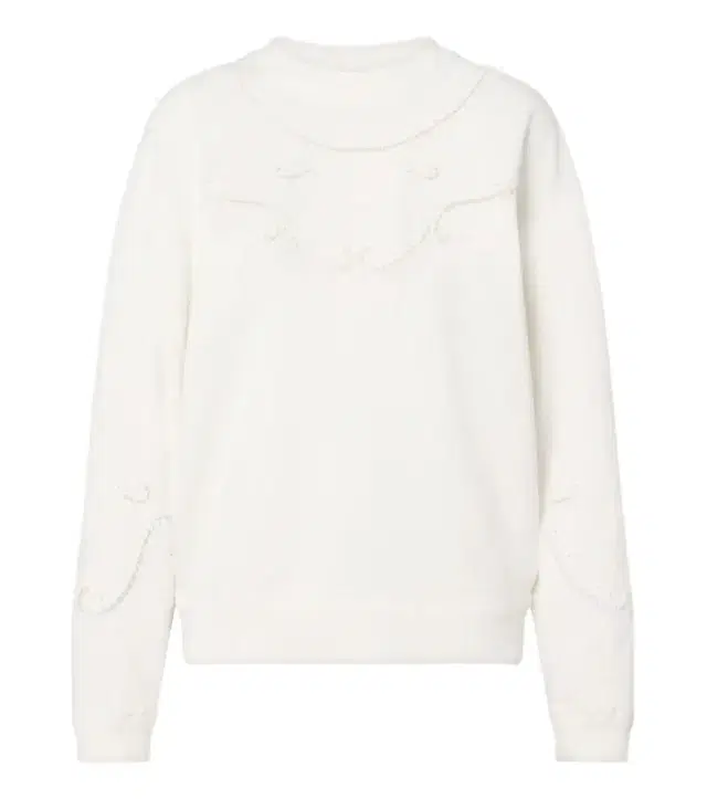 Marant Etoile Vella embroidered cotton sweatshirt