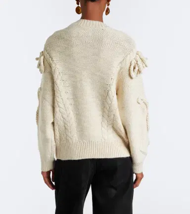 Marant Étoile Katria cable-knit fringed wool-blend sweater | Thumbnail 5 Marant Étoile Katria cable-knit fringed wool-blend sweater | Thumbnail 5