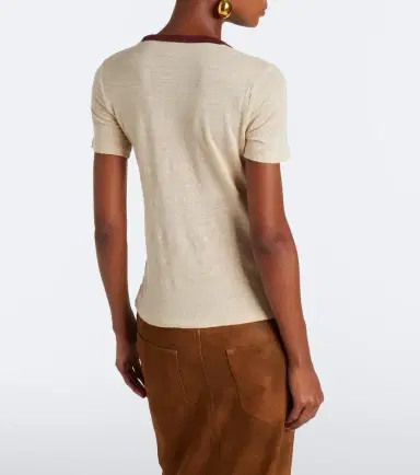 Marant Étoile Kiliann printed linen T-shirt | Thumbnail 3 Marant Étoile Kiliann printed linen T-shirt | Thumbnail 3