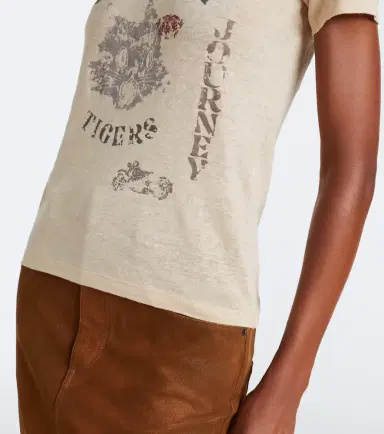 Marant Étoile Kiliann printed linen T-shirt | Thumbnail 4 Marant Étoile Kiliann printed linen T-shirt | Thumbnail 4