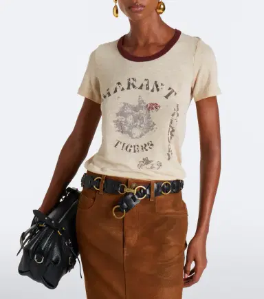Marant Étoile Kiliann printed linen T-shirt | Thumbnail 6 Marant Étoile Kiliann printed linen T-shirt | Thumbnail 6