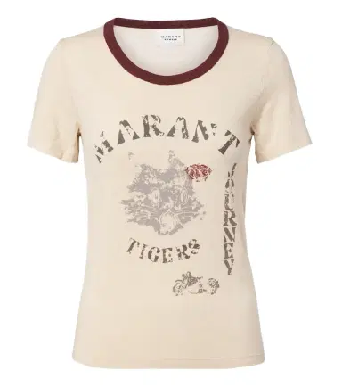 Marant Étoile Kiliann printed linen T-shirt | Thumbnail 1 Marant Étoile Kiliann printed linen T-shirt | Thumbnail 1