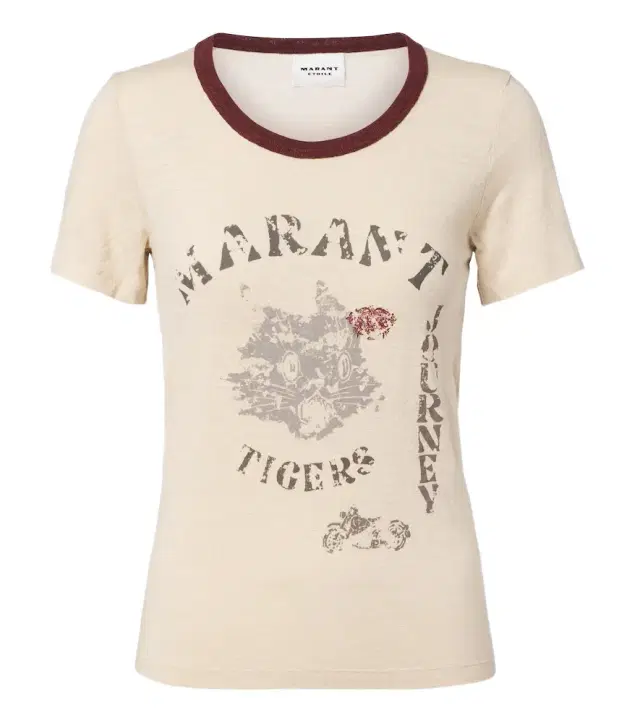 Marant Etoile Kiliann printed linen T-shirt
