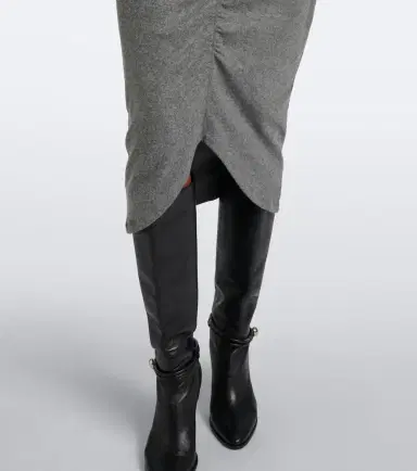 Marant Étoile Dyling ruched jersey midi dress | Thumbnail 5