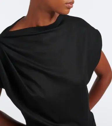 Marant Étoile Naery draped jersey midi dress | Thumbnail 3