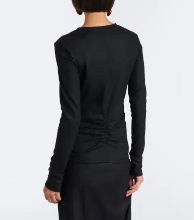 Marant Étoile Delesa ruched jersey top | Thumbnail 2