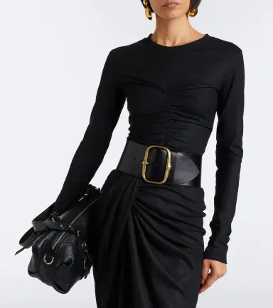 Marant Étoile Delesa ruched jersey top | Thumbnail 7