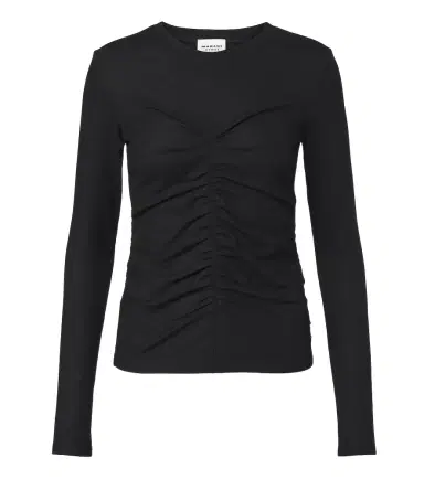 Marant Étoile Delesa ruched jersey top | Thumbnail 1