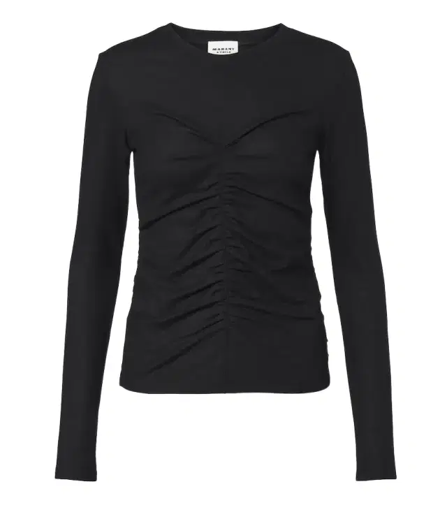 Marant Etoile Delesa ruched jersey top