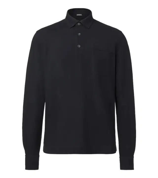 Zegna Cotton piqué polo shirt