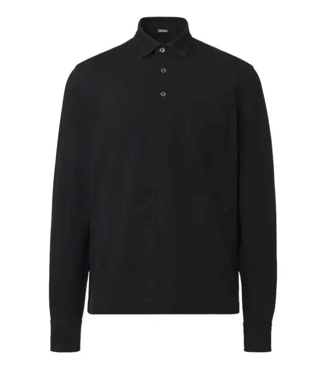 Zegna Cotton piqué polo shirt