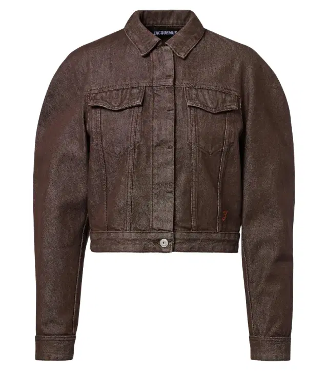 Ovalo cropped denim jacket
