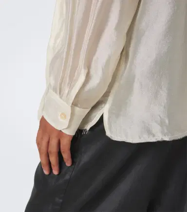 Our Legacy Every georgette tuxedo shirt | Thumbnail 5