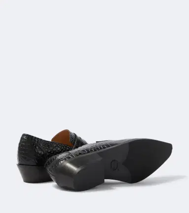 Our Legacy Cypher croc-effect leather loafers | Thumbnail 2