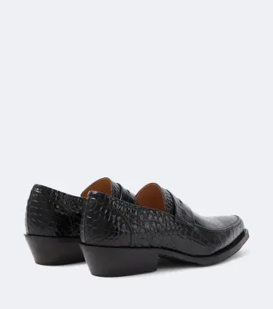 Our Legacy Cypher croc-effect leather loafers | Thumbnail 4