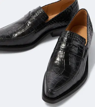 Our Legacy Cypher croc-effect leather loafers | Thumbnail 5