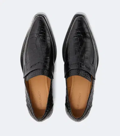Our Legacy Cypher croc-effect leather loafers | Thumbnail 6