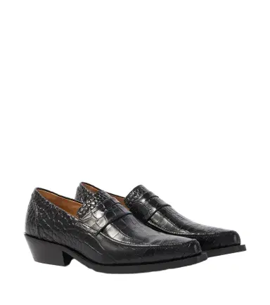 Our Legacy Cypher croc-effect leather loafers | Thumbnail 1