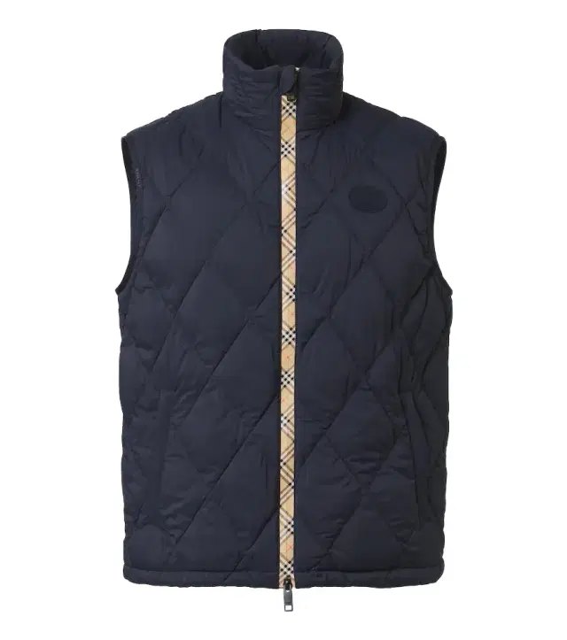 Check quilted vest