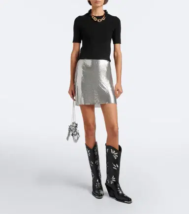 Rabanne Leather cowboy boots | Thumbnail 6 Rabanne Leather cowboy boots | Thumbnail 6