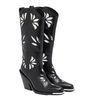 Rabanne Leather cowboy boots | Thumbnail 1 Rabanne Leather cowboy boots | Thumbnail 1