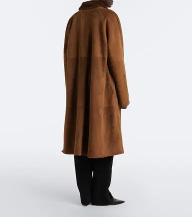 The Row Kane reversible shearling-lined suede coat | Thumbnail 7