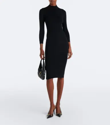 Gucci Horsebit wool midi dress | Thumbnail 4