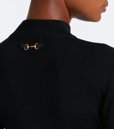 Gucci Horsebit wool midi dress | Thumbnail 5