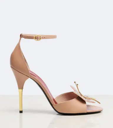 Valentino Garavani Flutterby embellished leather sandals | Thumbnail 3