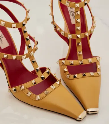 Valentino Garavani Rockstud leather slingback pumps | Thumbnail 3 Valentino Garavani Rockstud leather slingback pumps | Thumbnail 3