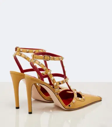 Valentino Garavani Rockstud leather slingback pumps | Thumbnail 4 Valentino Garavani Rockstud leather slingback pumps | Thumbnail 4