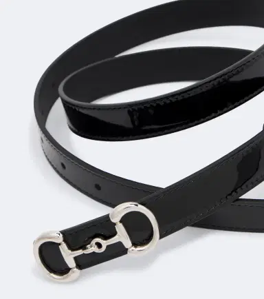 Gucci Horsebit patent leather belt | Thumbnail 2