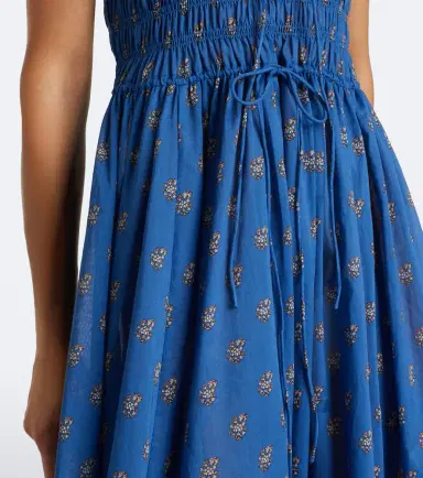 DÔEN Dôen Emmaretta floral cotton midi dress | Thumbnail 3 DÔEN Dôen Emmaretta floral cotton midi dress | Thumbnail 3