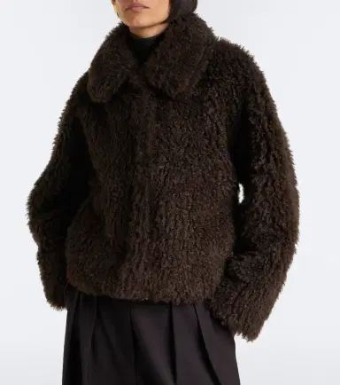 Vince Cropped bouclé blouson jacket | Thumbnail 4