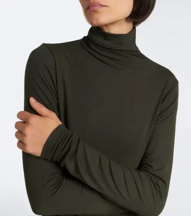Vince Jersey turtleneck top | Thumbnail 4