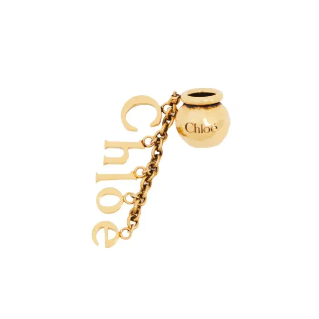 Chloé Sphere Chloé Letters Dice charm for Bracelet bag in brass