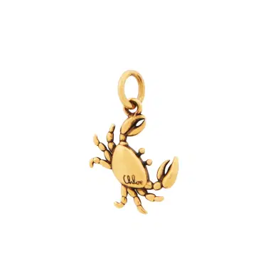 Chloé Alphabet Crab charm in brass | Thumbnail 1