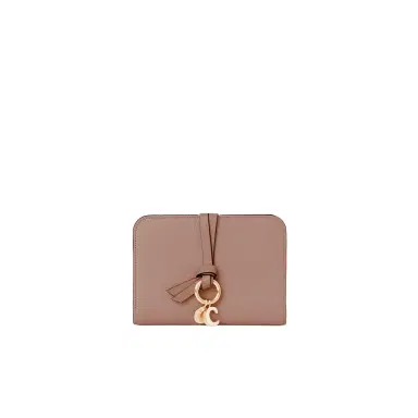 Chloé Alphabet bi-fold wallet in grained leather | Thumbnail 1