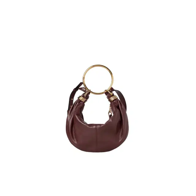 Chloé Small Bracelet Hobo bag in grained leather